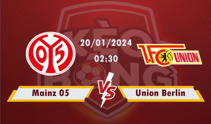 Nhận định, soi kèo Mainz vs Union Berlin, 02h30 ngày 20/1/2024