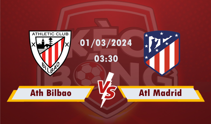 Nhận định, soi kèo Ath Bilbao vs Atl Madrid, 03h30 ngày 01/3/2024