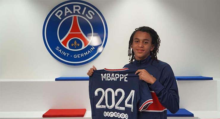 PSG ký hợp đồng với Ethan Mbappe