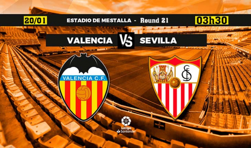 Nhận định, soi kèo Valencia vs Sevilla, 03h30 ngày 20/1