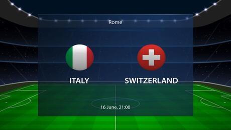 Trực tiếp Italia vs Thụy Sĩ 2h00 ngày 17/6